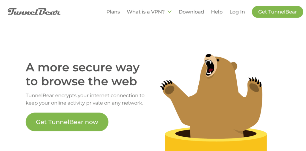 おすすめ無料VPN4
「TunnelBear」